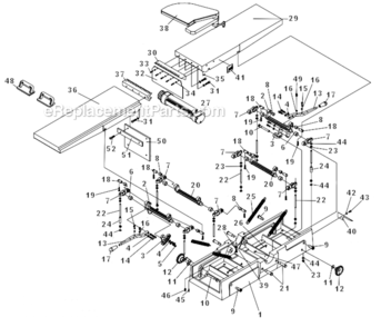 Part Location Diagram of JT9-TS-1540061 Jet HEX NUT M8