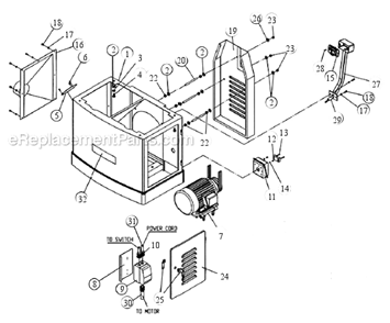 Part Location Diagram of PM9-PJ1285-110 Powermatic CLAMP