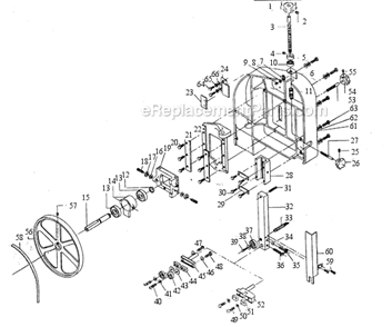 Part Location Diagram of 3271008 Powermatic Handwheel 3-1/2
