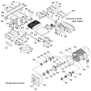 Part Location Diagram of PM9-6293358 Powermatic KEY, 5 X 5 X 25
