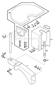 Part Location Diagram of JT9-TS-1491061 Jet BOLT, HEX M10X40