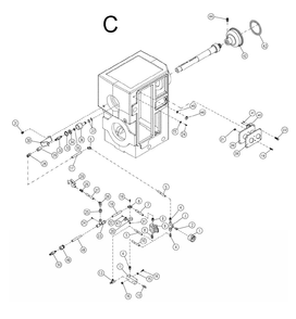 Fig-C Diagram and Parts List for 1794224K  Powermatic Lathe