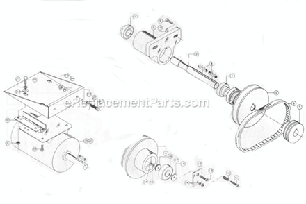 Part Location Diagram of 3070201 Powermatic Black Rubber Bumper Bushing