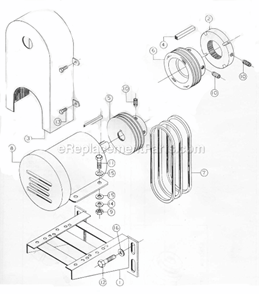Page H Diagram and Parts List for 225  Powermatic Planer Jointer