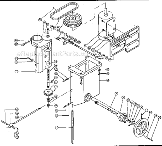 Part Location Diagram of 6520009 Powermatic Nylon Lock Hex Nut