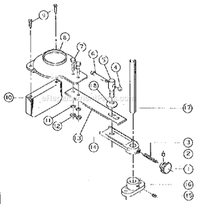 Guard Safety Ring Diagram and Parts List for 26  Powermatic Shaper