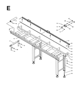 Part Location Diagram of 158217 Powermatic Hex Nut