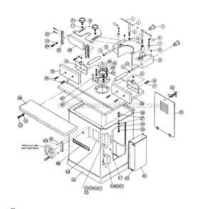 Part Location Diagram of 3728005 Powermatic Quill Lock Sleeve