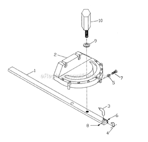 Part Location Diagram of 6290554 Powermatic Stop Link