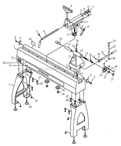 Part Location Diagram of 6294763 Powermatic Locking Handle