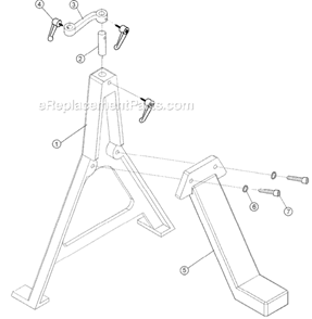 Page D Diagram and Parts List for 3520B 1352001 Powermatic Lathe