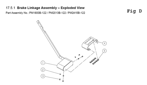 Fig-D Diagram and Parts List for PM1800B-3 1791801B Powermatic Band Saw
