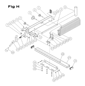 Part Location Diagram of 633730 Powermatic Cursor Bracket