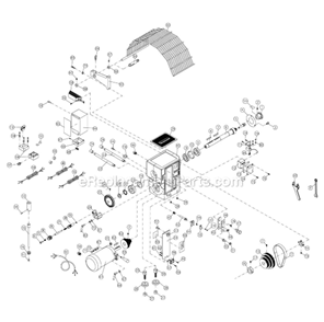 Page A Diagram and Parts List for 4224B  Powermatic Lathe