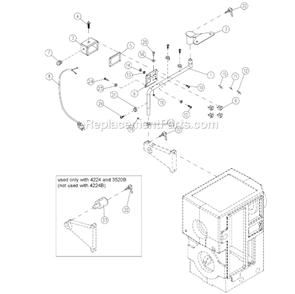 Page C Diagram and Parts List for 4224B  Powermatic Lathe