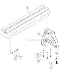 Page F Diagram and Parts List for 4224B  Powermatic Lathe