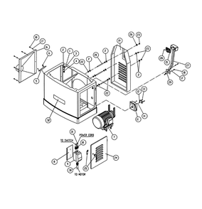 Fig-0 Diagram and Parts List for 1791249  Powermatic Planer Jointer