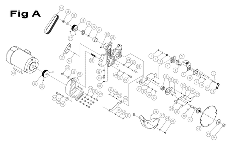 Part Location Diagram of 149268 Powermatic Hex Nut