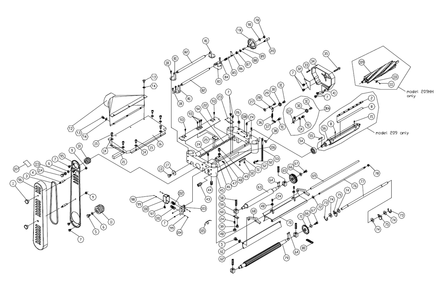 Fig-0 Diagram and Parts List for 1791316  Powermatic Planer Jointer
