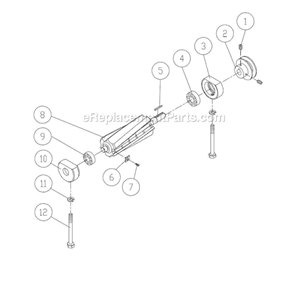 Page D Diagram and Parts List for 54HH 1791317K Powermatic Planer Jointer