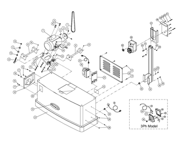 Fig-0 Diagram and Parts List for 1610079  Powermatic Planer Jointer