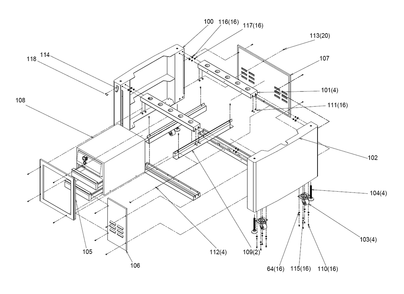 Fig-0 Diagram and Parts List for 1797022K  Powermatic Boring Machine