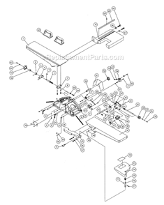 Page A Diagram and Parts List for 60B 1610077K Powermatic Planer Jointer