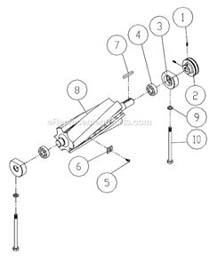 Page C Diagram and Parts List for 60HH 1610086K Powermatic Planer Jointer