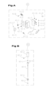 Fig A And B Diagram and Parts List for 1353001  Powermatic Lathe