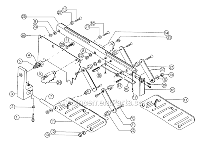 Part Location Diagram of 6514012 Powermatic Flex-Loc Nut, 1/4-20