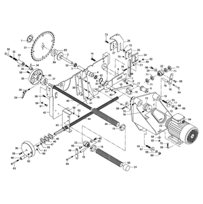 Fig-0 Diagram and Parts List for 1791287  Powermatic Chop Saw