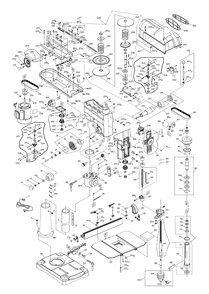 Fig-0 Diagram and Parts List for 1792800B  Powermatic Drill Press
