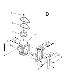Fig-D Diagram and Parts List for 1791274  Powermatic Shaper