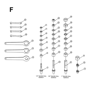 Fig-F Diagram and Parts List for 1791274  Powermatic Shaper