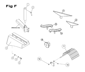 Fig-F Diagram and Parts List for 1353001  Powermatic Lathe