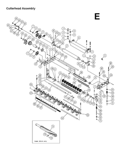 Fig-E Diagram and Parts List for 1791280  Powermatic Planer Jointer