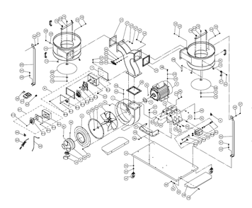 Fig-0 Diagram and Parts List for 1792071K  Powermatic Dust Collector