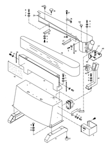 Fig-0 Diagram and Parts List for 1791283  Powermatic Planer Jointer