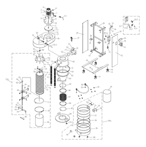 Fig-0 Diagram and Parts List for 1792200H  Powermatic Dust Collector