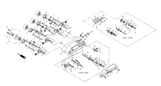 Fig-0 Diagram and Parts List for 1790811K  Powermatic Power Feeder