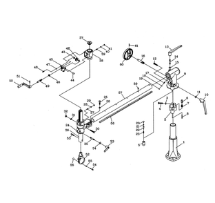 Fig-0 Diagram and Parts List for 1790815K  Powermatic Power Feeder