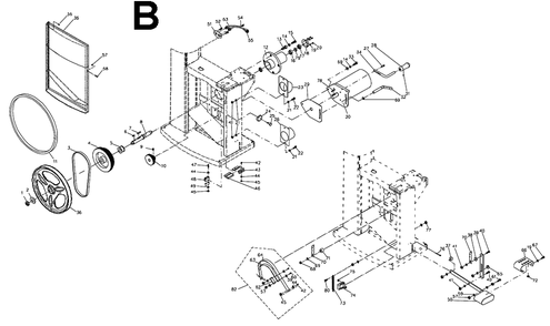 Part Location Diagram of 149735 Powermatic Ball Bearing