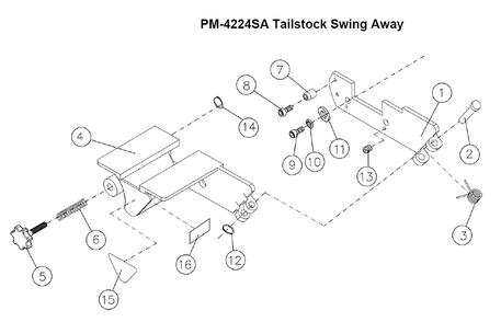 Part Location Diagram of 913499 Powermatic C-Ring