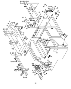 Section 3 Diagram and Parts List for DDS-237 1791320 Powermatic Belt or Drum Sander