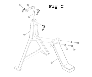 Fig-C Diagram and Parts List for PM2020 1792020 Powermatic Lathe