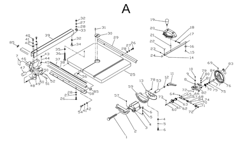 Part Location Diagram of 152000 Powermatic External Tooth Lock Washer