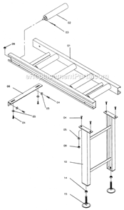Part Location Diagram of TS-1550051 Jet Washer