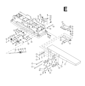 Fig-E Diagram and Parts List for 1610080  Powermatic Planer Jointer