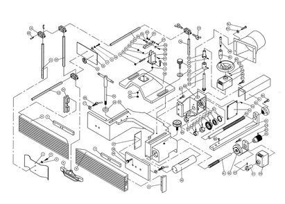 Fig-0 Diagram and Parts List for 1791284  Powermatic Shaper