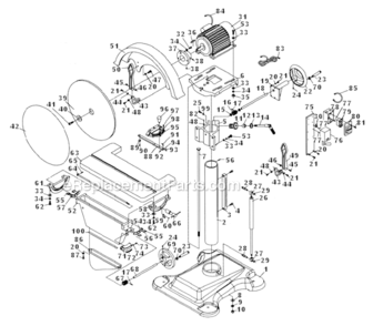 Part Location Diagram of 6295576 Powermatic Roll Pin